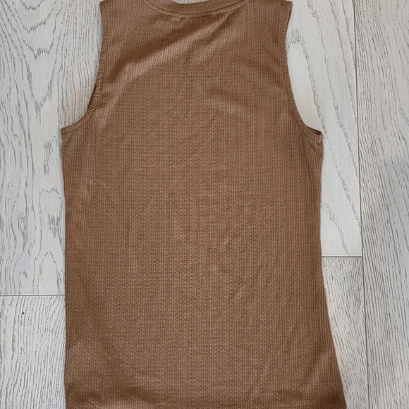 RW&CO. Chestnut Ribbed Knit Top - Picture 5 of 5